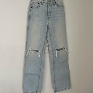 Re-done 90s distressed style jeans